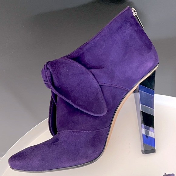 Jimmy Choo Erica Ankle Bootie Dark
Purple Suede - Picture 7 of 16
